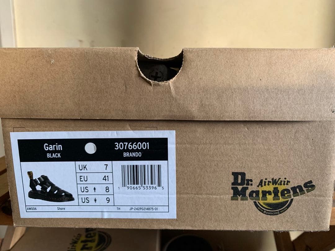Dr. Martens Garin サンダル ブラック UK7