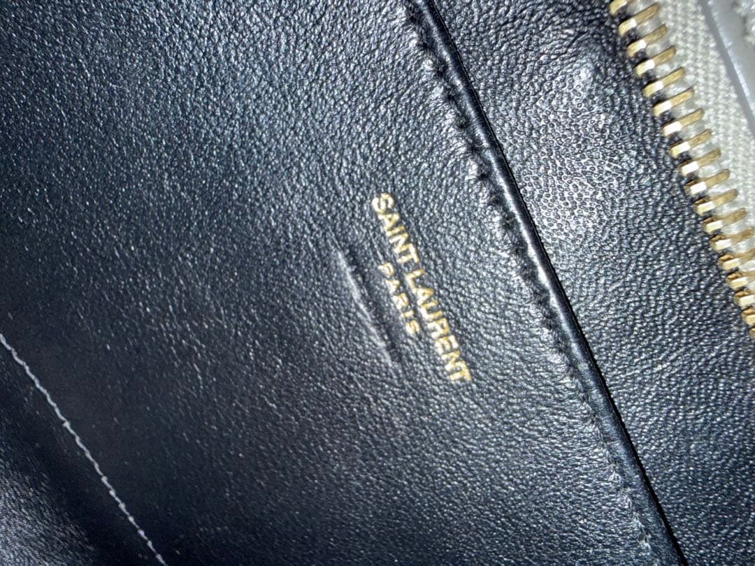 SAINT LAURENT グレー ハンドバッグ