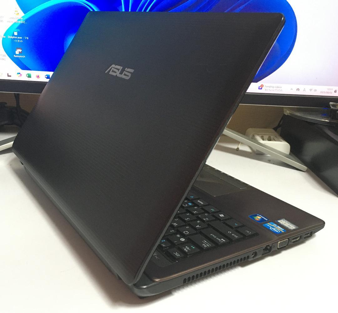 Windowsノート本体 ASUS K53E Core i7 Windows11