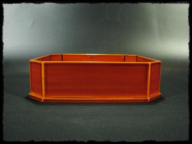 春慶 縁高 成田流 飛騨春慶 塗師 谷 正利 縁高重 茶道具 菓子器 f201