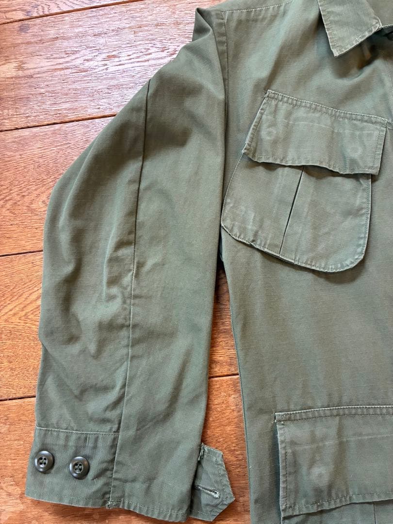 US.ARMYジャングルファティーグジャケット 5th XS-short 70s