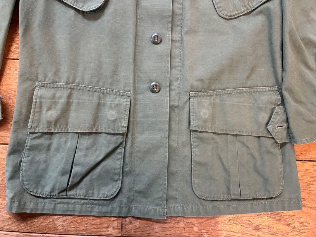 US.ARMYジャングルファティーグジャケット 5th XS-short 70s
