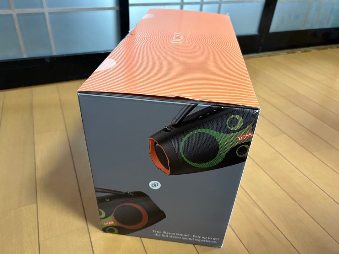 DOSS Extreme Boom Pro D200 スピーカー (オレンジ)