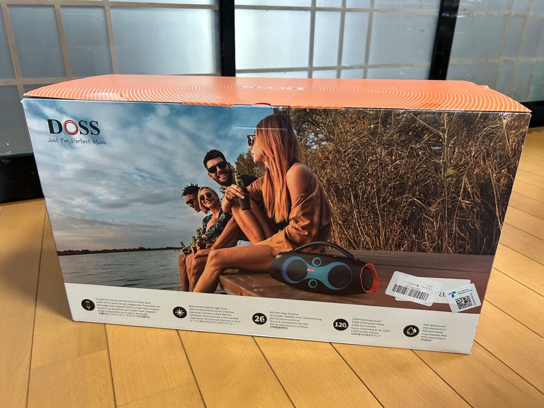 DOSS Extreme Boom Pro D200 スピーカー (オレンジ)