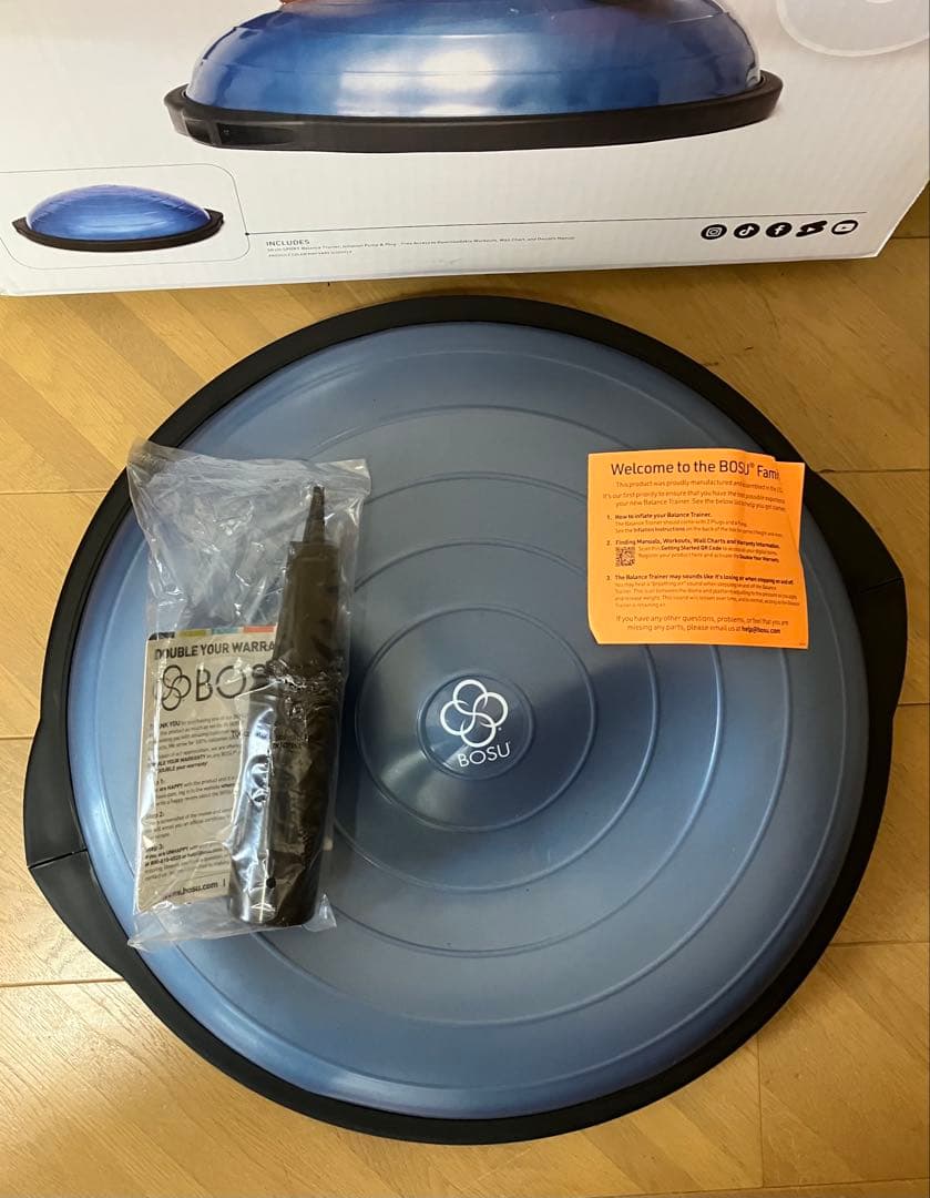 ボス バランストレーナーBOSU BALANCE TRAINER 新品ー径50㎝