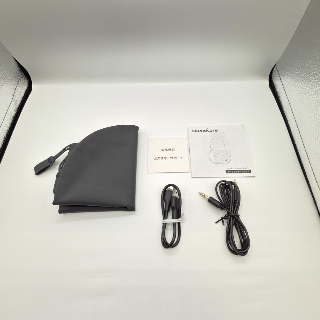 美品 Soundcore Space One Pro ワイヤレスヘッドホン
