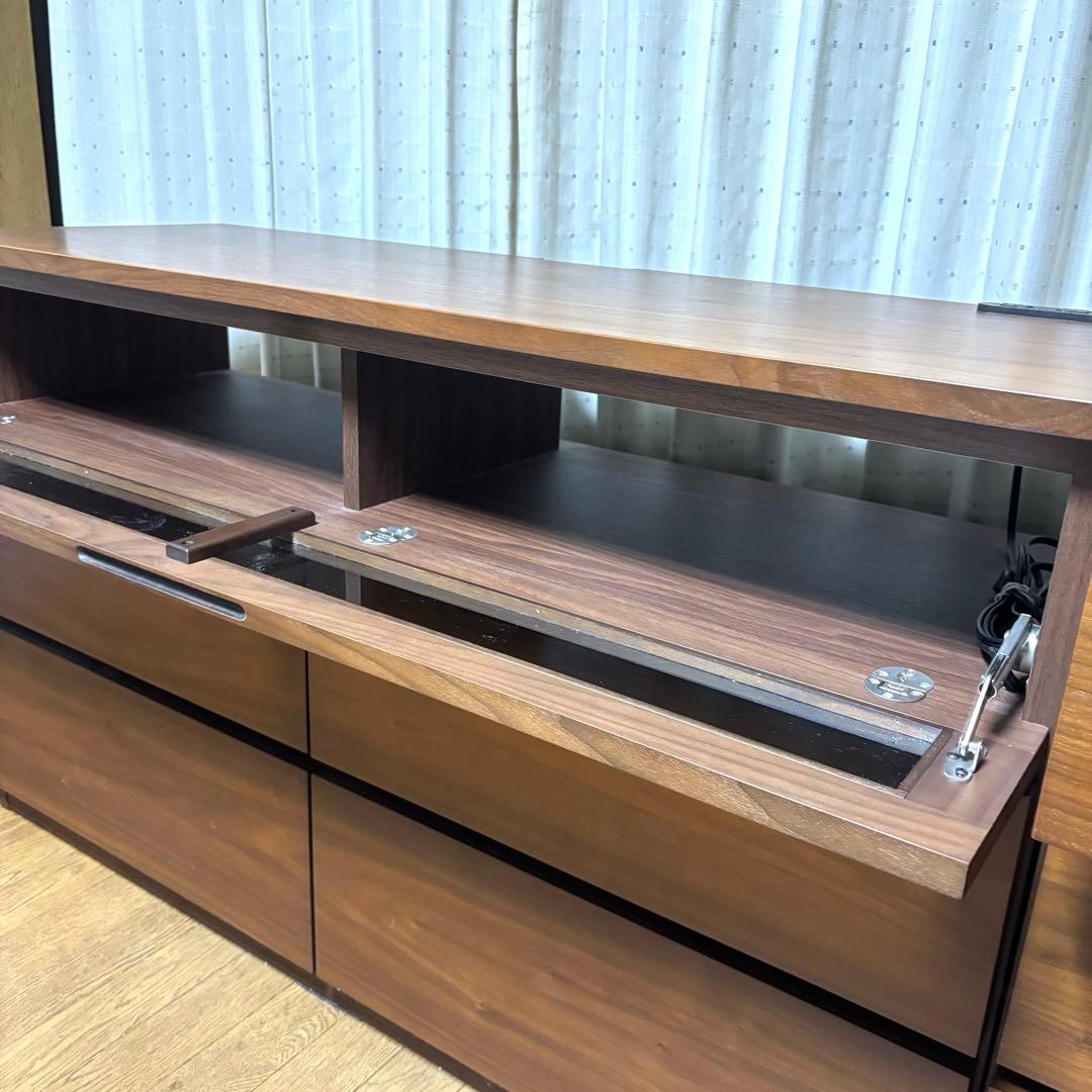 dinos Volga ヴォルガ ウォルナットシリーズ テレビ台(チェスト付)