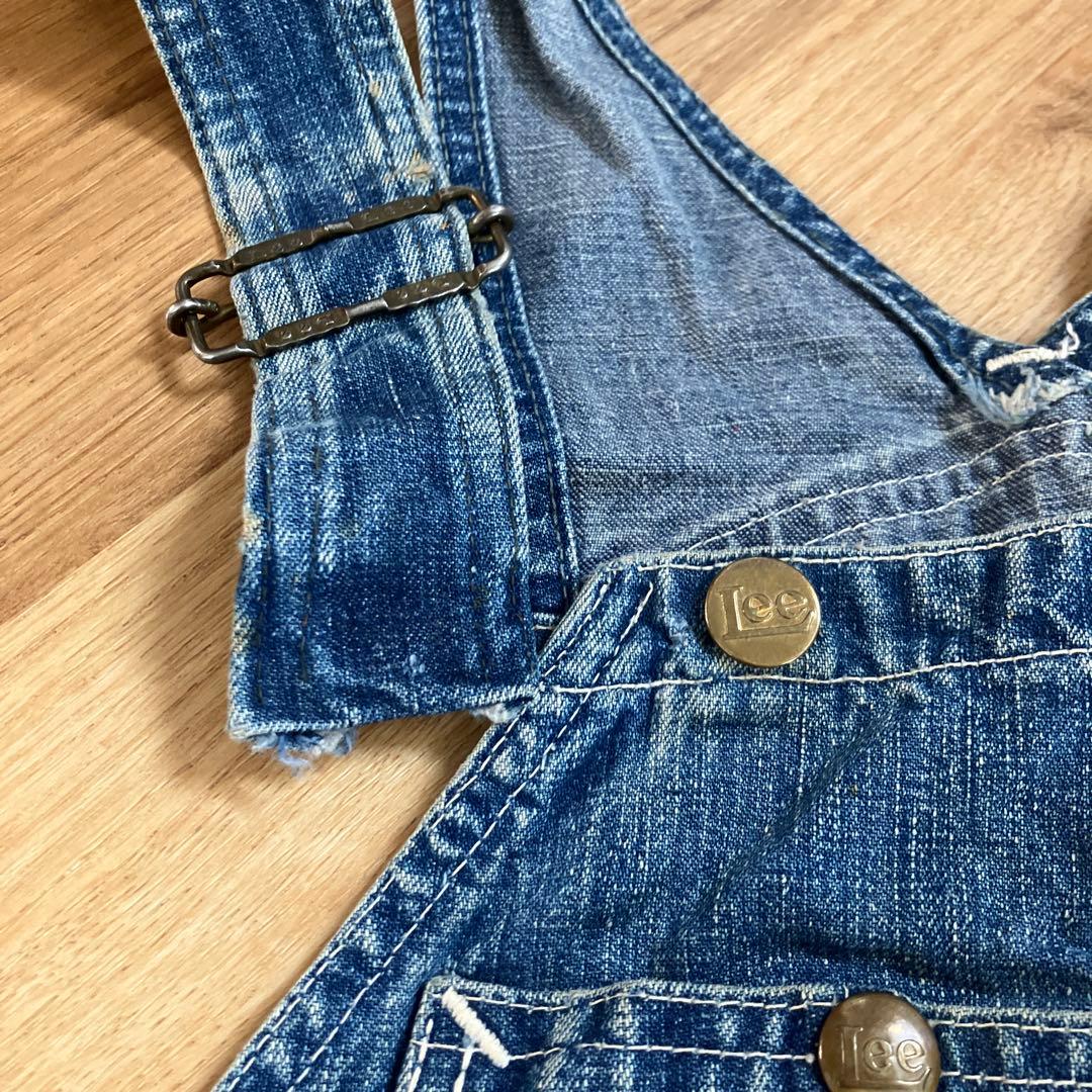 さ*ー様 ビンテージ 40s Lee ハウスマーク　デニムオーバーオール