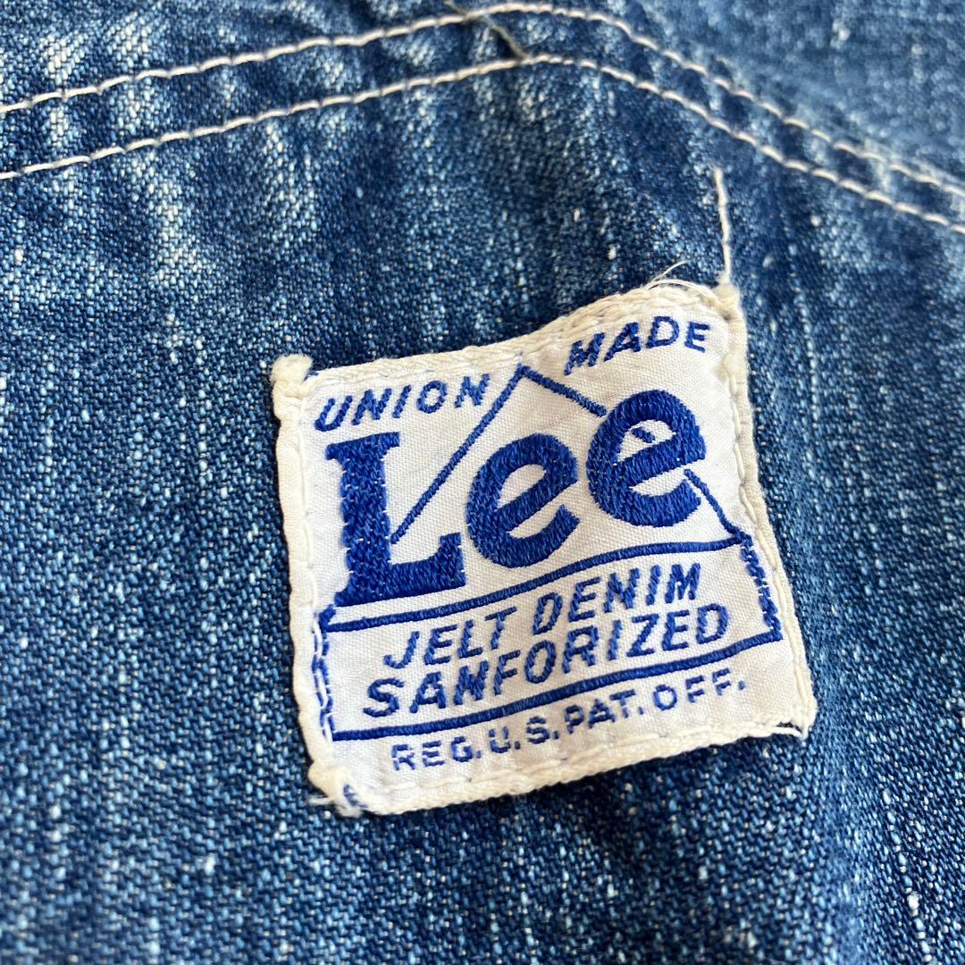 さ*ー様 ビンテージ 40s Lee ハウスマーク　デニムオーバーオール