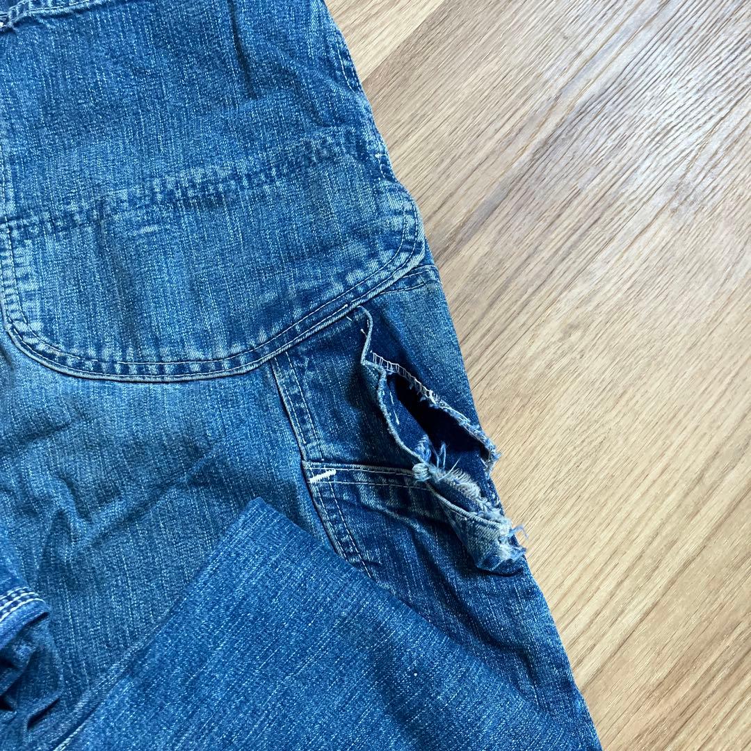 さ*ー様 ビンテージ 40s Lee ハウスマーク　デニムオーバーオール