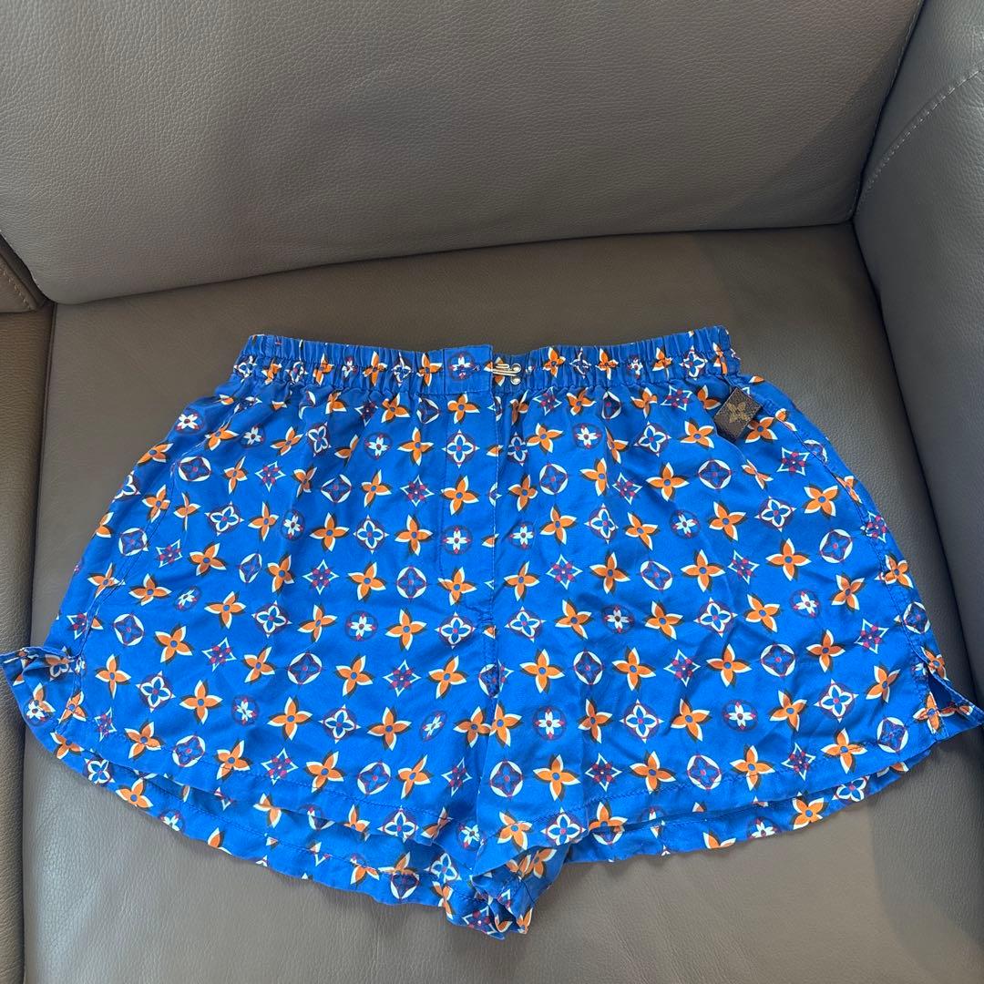 LOUIS VUITTON フラワーパターン ショートパンツ 36
