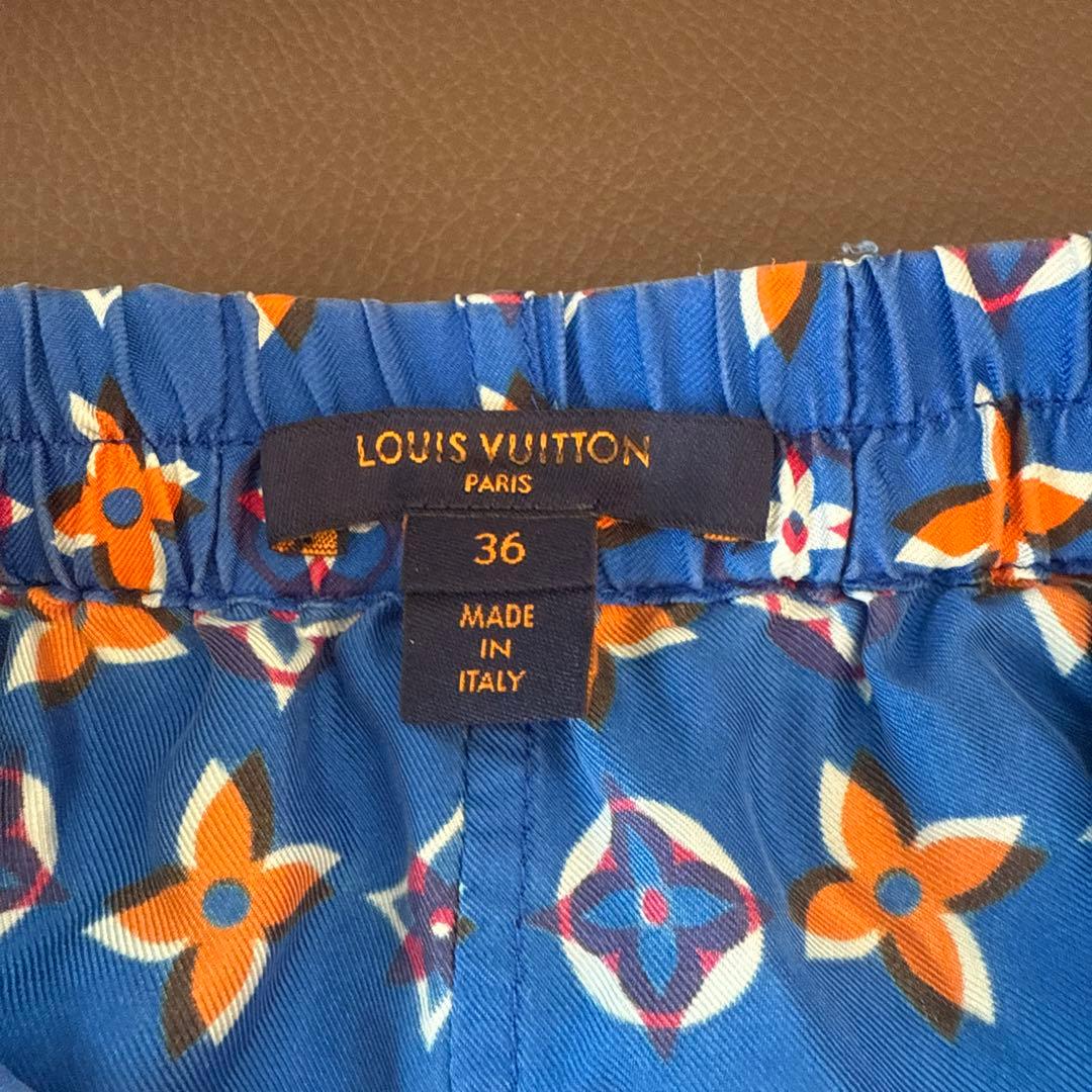 LOUIS VUITTON フラワーパターン ショートパンツ 36