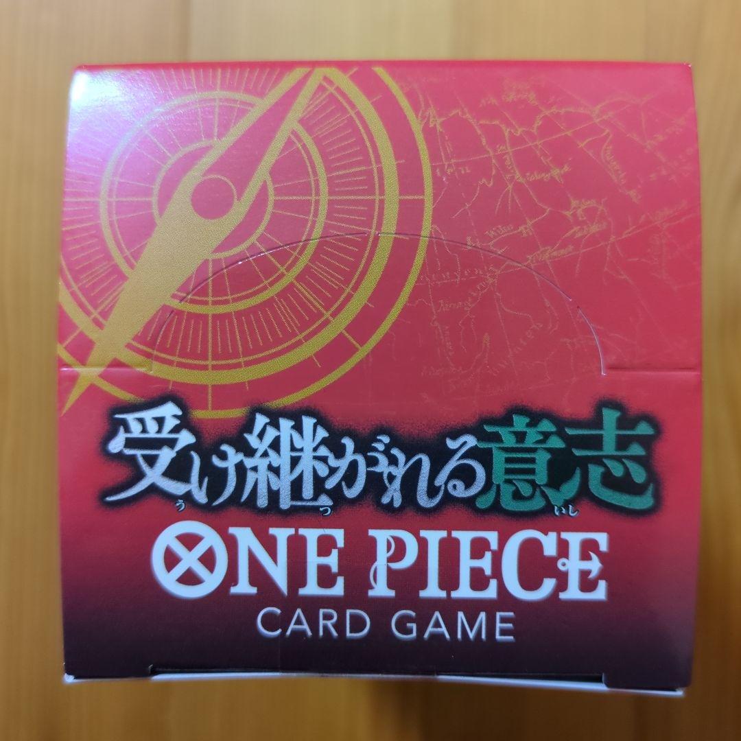 【未開封テープ付】ワンピースカード 受け継がれる意志 1BOX