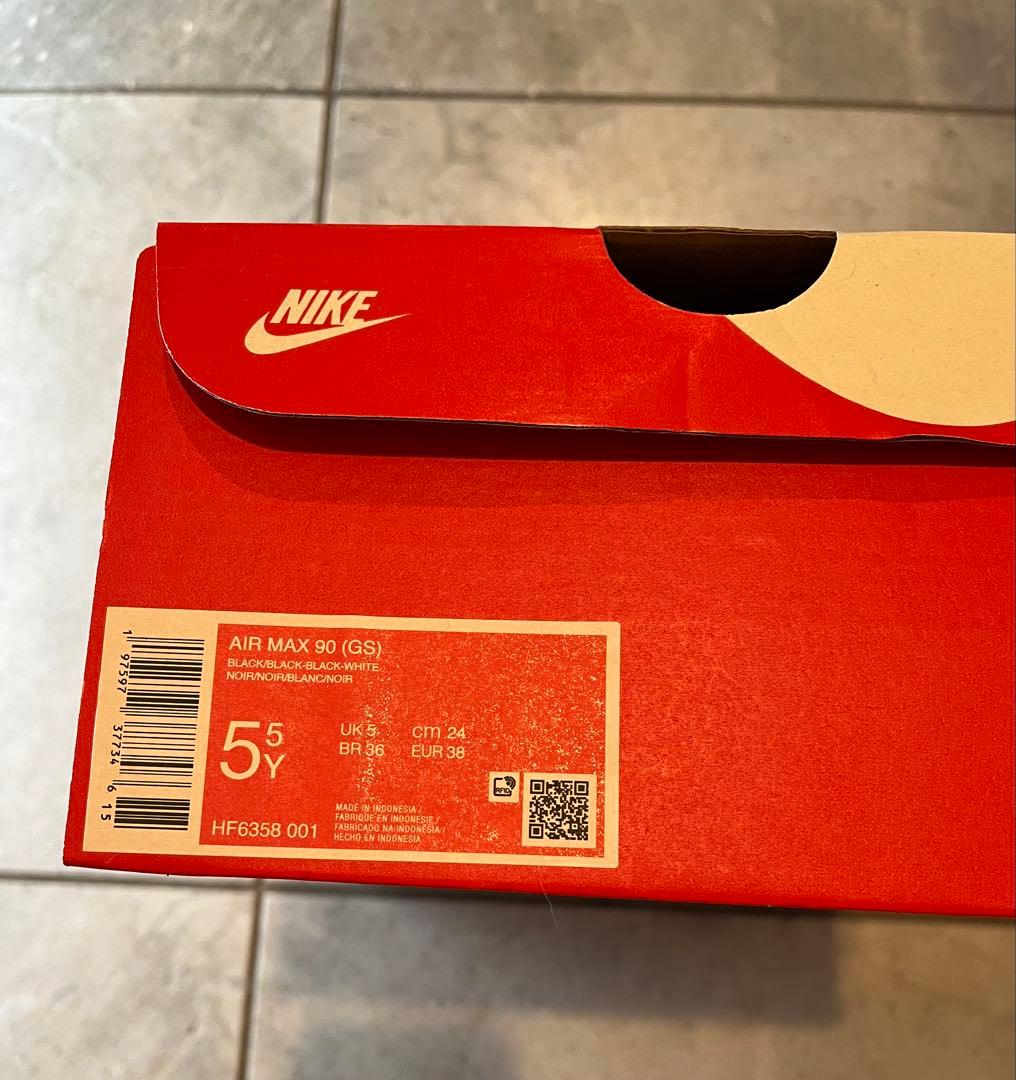 日本未入荷⭐︎新品⭐︎未使用⭐︎NIKE Air Max90 GS ブラック24cm