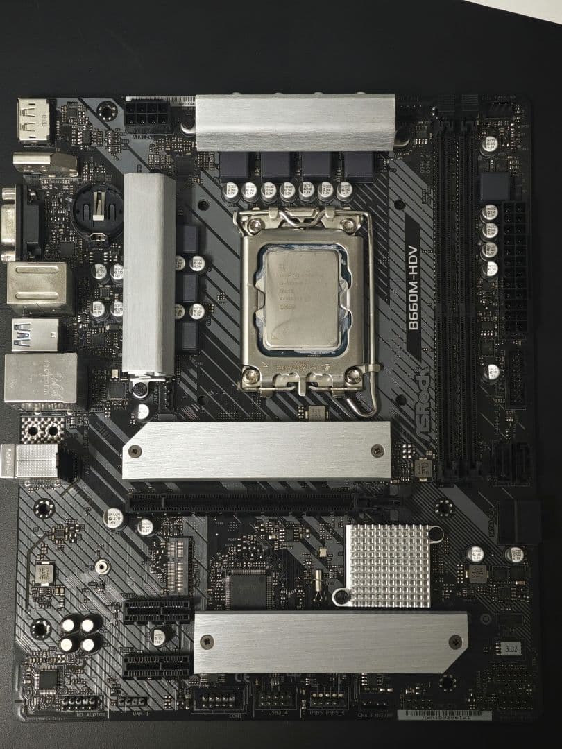 asrock b660mと i5 12400f ジャンク品