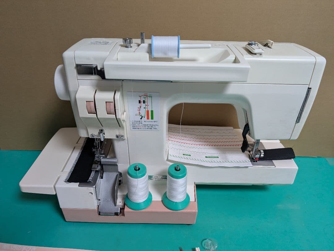 ❤️整備済 好調 二役 ジャノメコンビ 2300SX ジグザグ＆ロックミシン