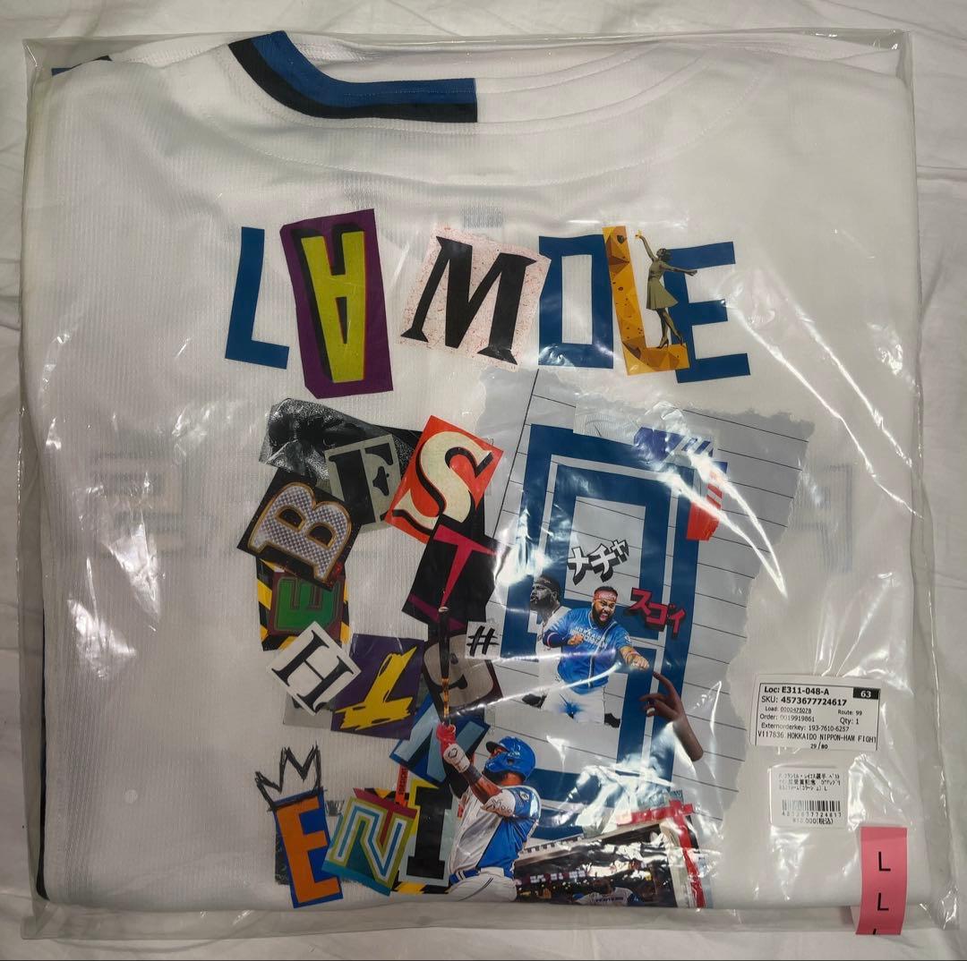 レイエス　ユニフォーム　ベストナイン受賞記念　Lサイズ　新品未開封　受注生産