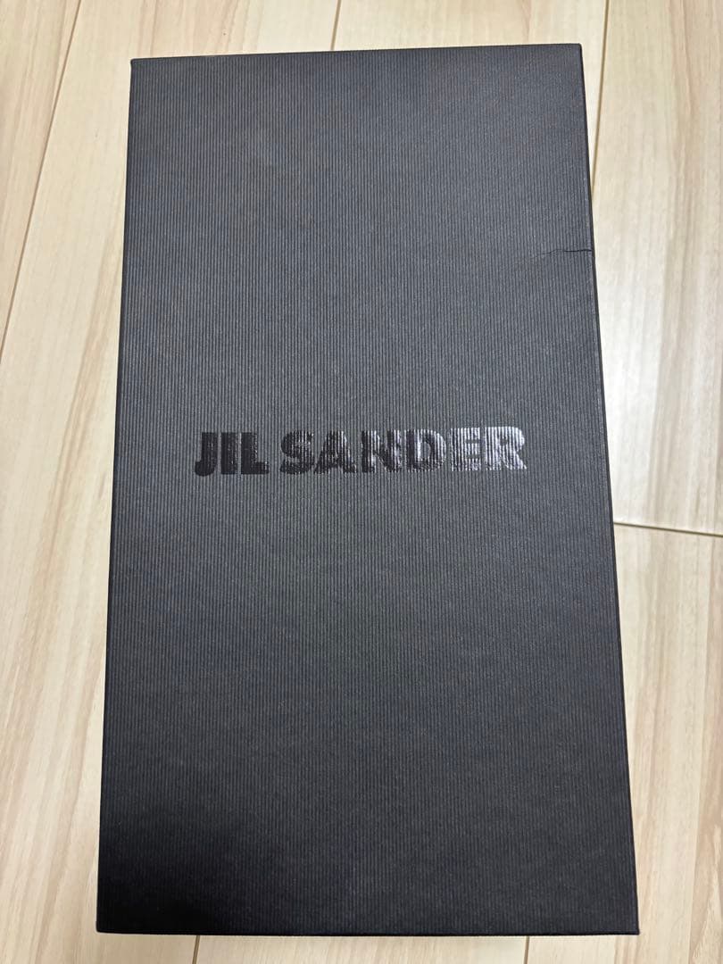 【JIL SANDER】メタルアンクレットレザーバレリーナフラットシューズ36