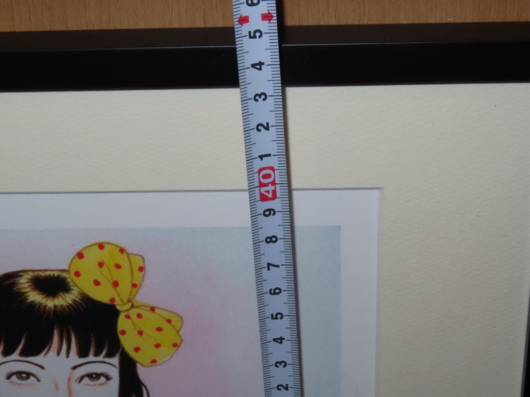 丸尾末広　複製原画　少女椿　みどりちゃん 直筆サイン、エディションナンバー入り