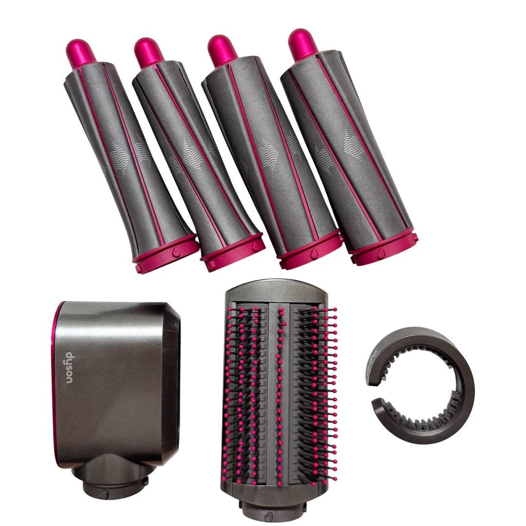 【動作確認済】Dyson Airwrap カールドライヤー レザーケース付き