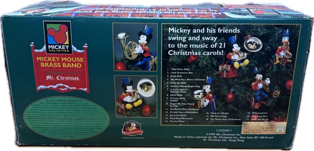 希少 Disney Mr.クリスマス ミッキーマウス ブラスバンド 21曲