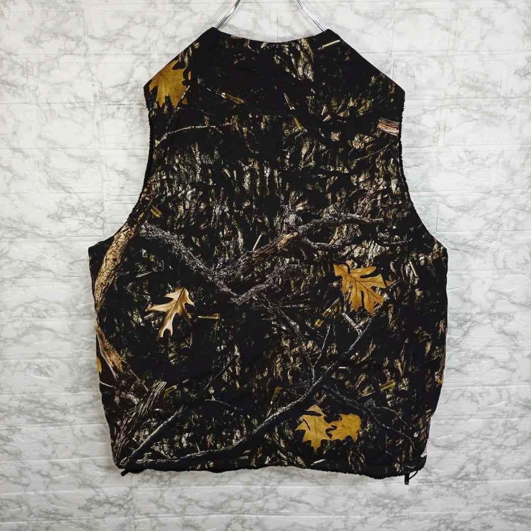 【TIGHTBOOTH】リアルツリー　リバーシブル　中綿ベスト