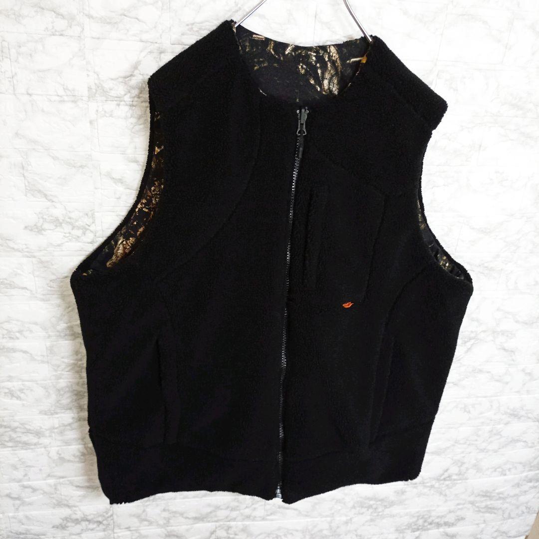 【TIGHTBOOTH】リアルツリー　リバーシブル　中綿ベスト