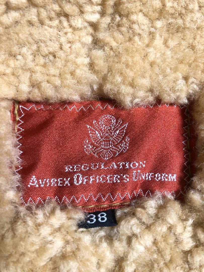 希少色 アヴィレックス AVIREX フライトジャケット B-3 ベージュ 38