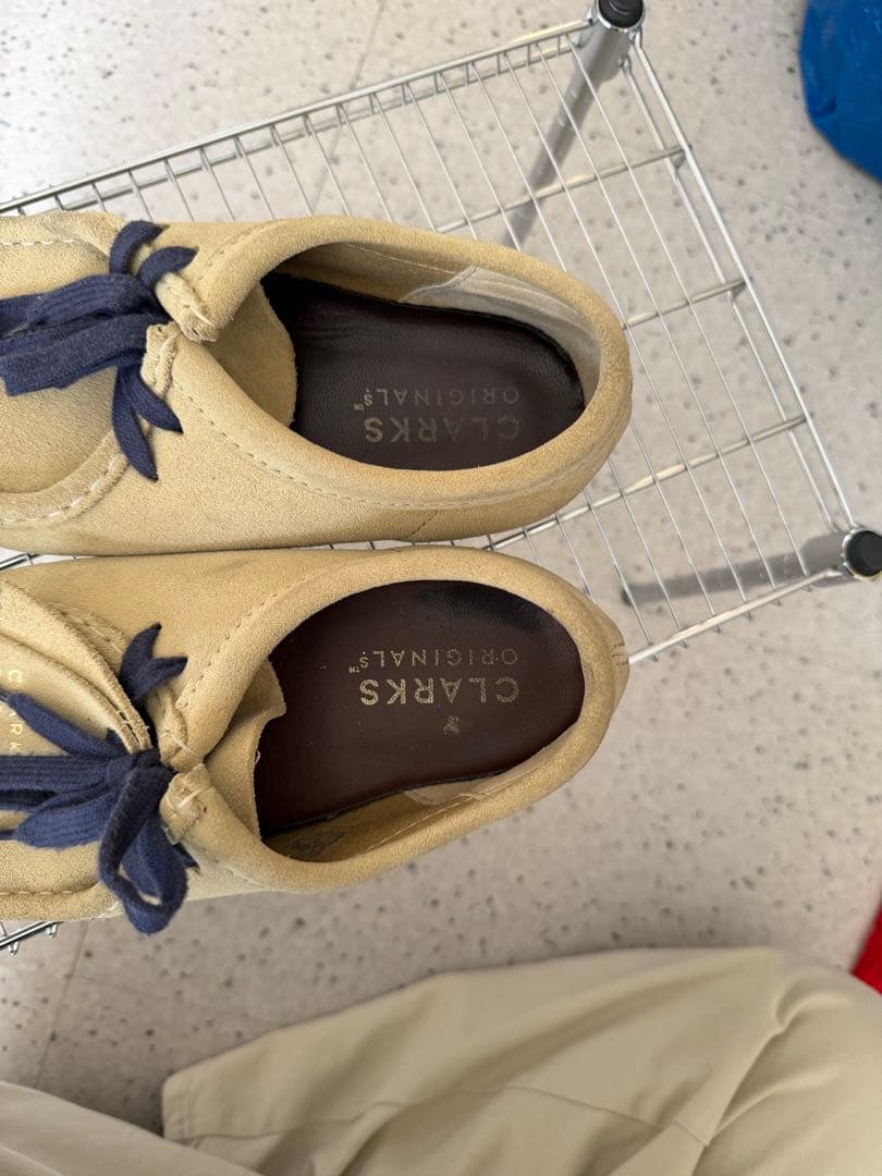 CLARKS ワラビー ベージュ