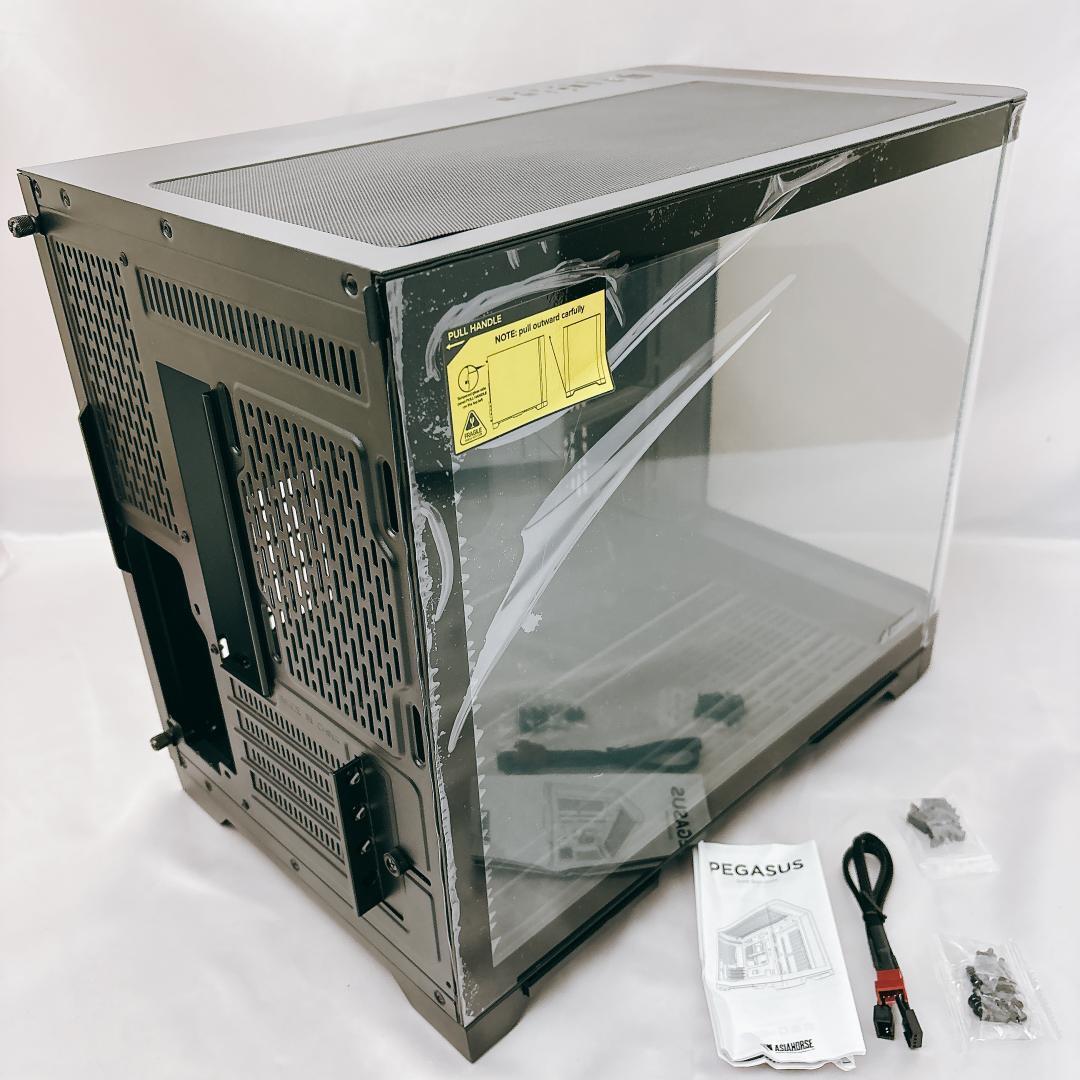 【新品未使用】Micro ATX PCケース ミドルタワー デュアルチャンバー