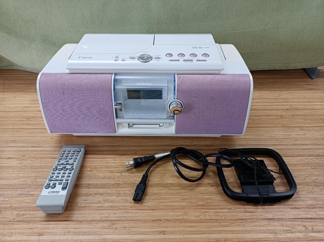 都《XWQLR》ビクター　RC-L1MD-P CD/MD　ポータブルシステム