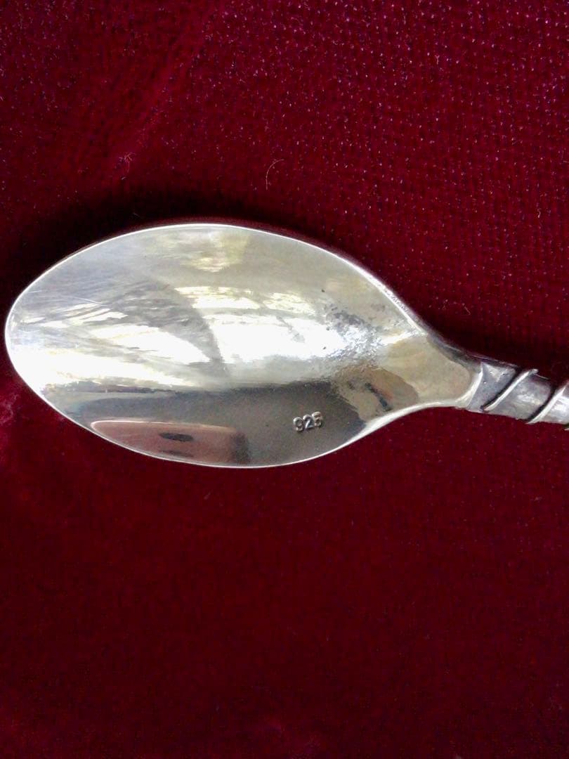 銀製スプーンセット シルバー925 6本 ケース付き