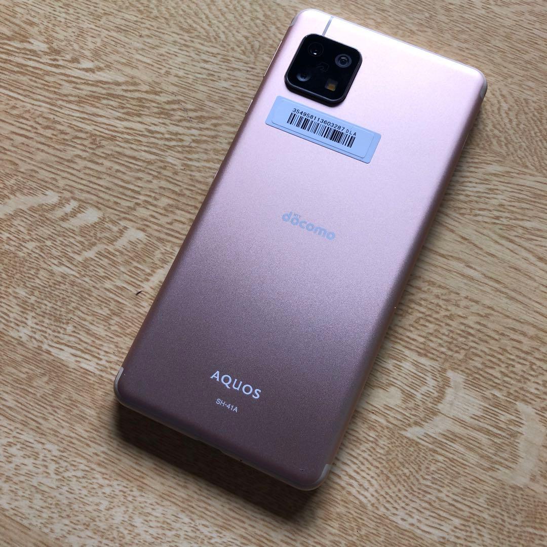 美品AQUOS sense4 lite SH-41A ピンク SIMフリー
