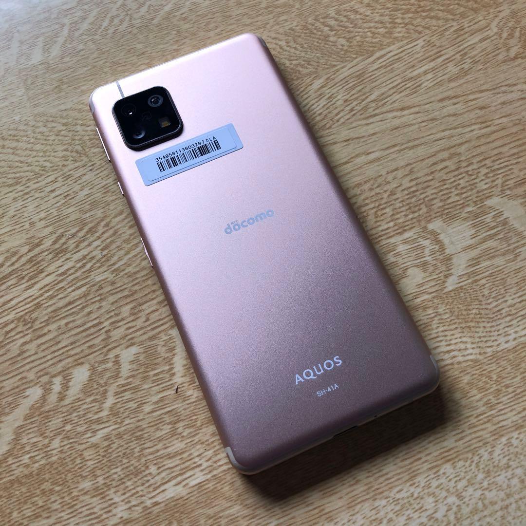 美品AQUOS sense4 lite SH-41A ピンク SIMフリー