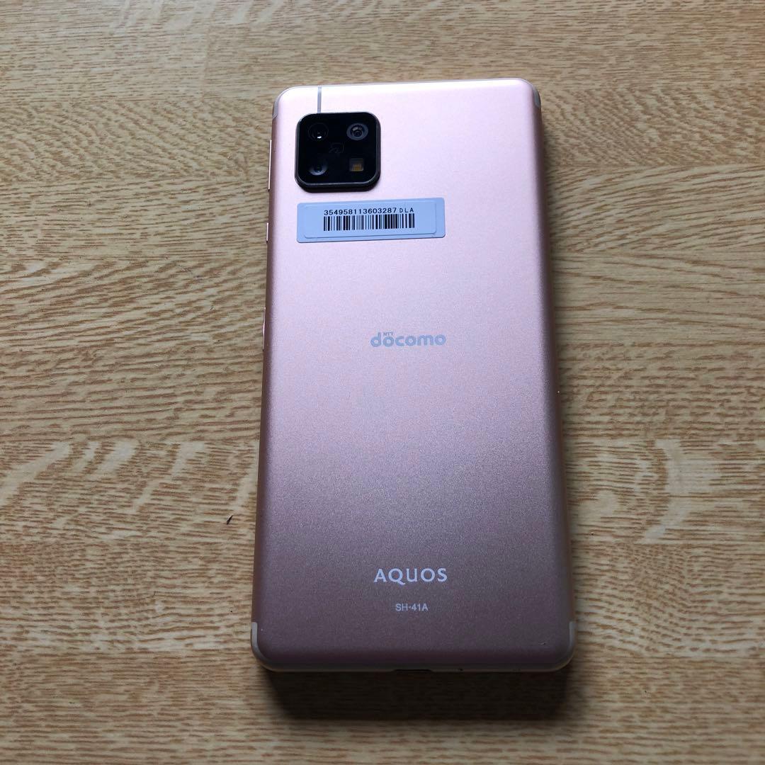 美品AQUOS sense4 lite SH-41A ピンク SIMフリー