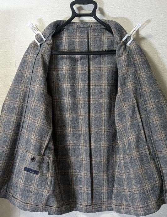 定価12.8万 ラルディーニ メンズテーラードジャケット ウール カシミヤ 48