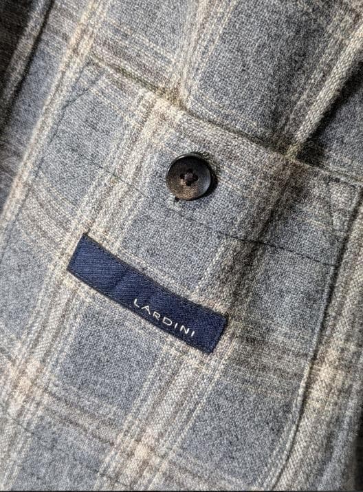 定価12.8万 ラルディーニ メンズテーラードジャケット ウール カシミヤ 48
