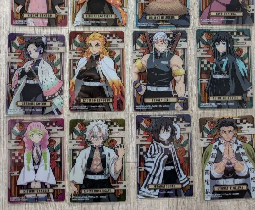 鬼滅の刃 自販機ver. ステンドグラスカード 20種コンプリート　フルコンプ
