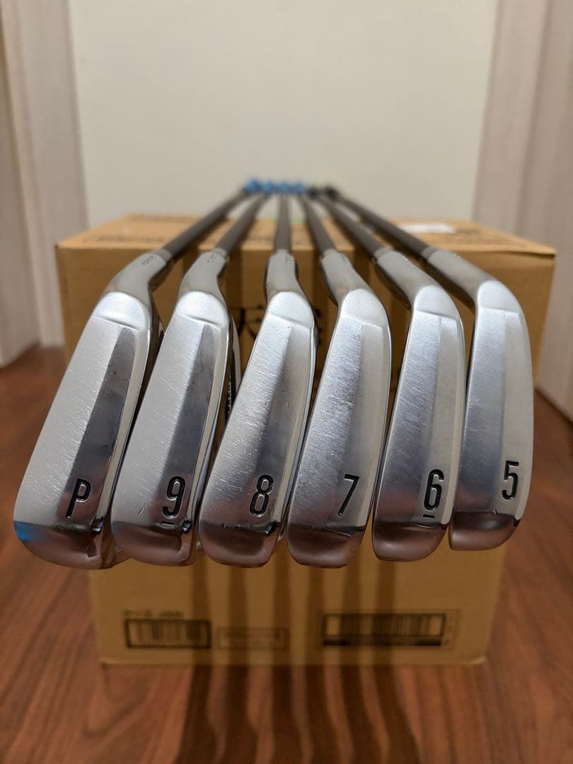 スリクソンzx5 mk2 5〜PW TRAVIL95 フレックスSシャフト 6本