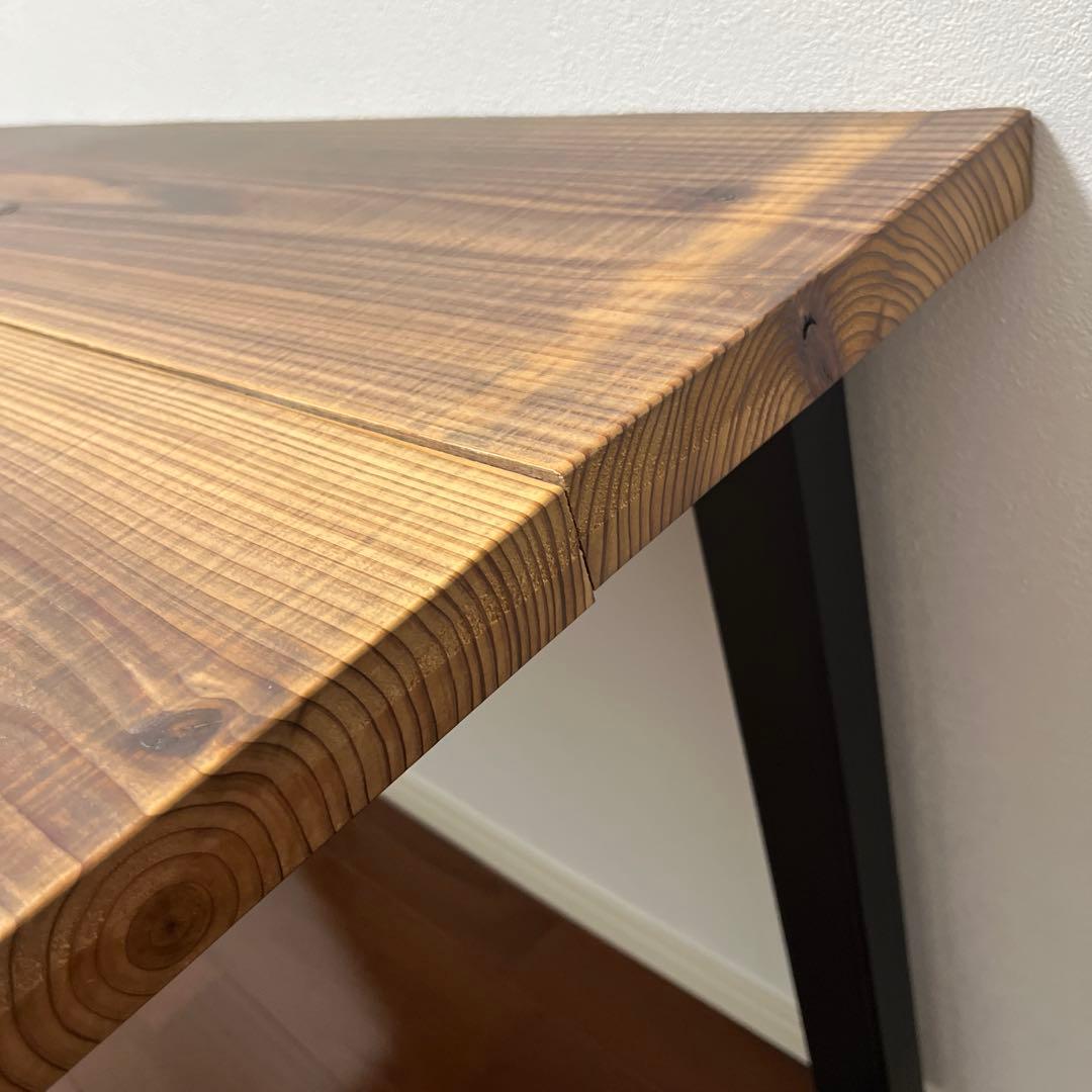 【KANADEMONO】THE TABLE / 無垢 杉 ヴィンテージスタイル