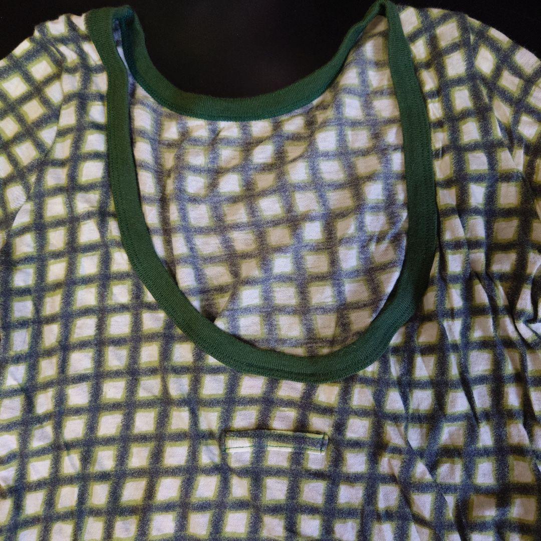 ジャンポール・ゴルチエ　チェック柄半袖Tシャツカットソー