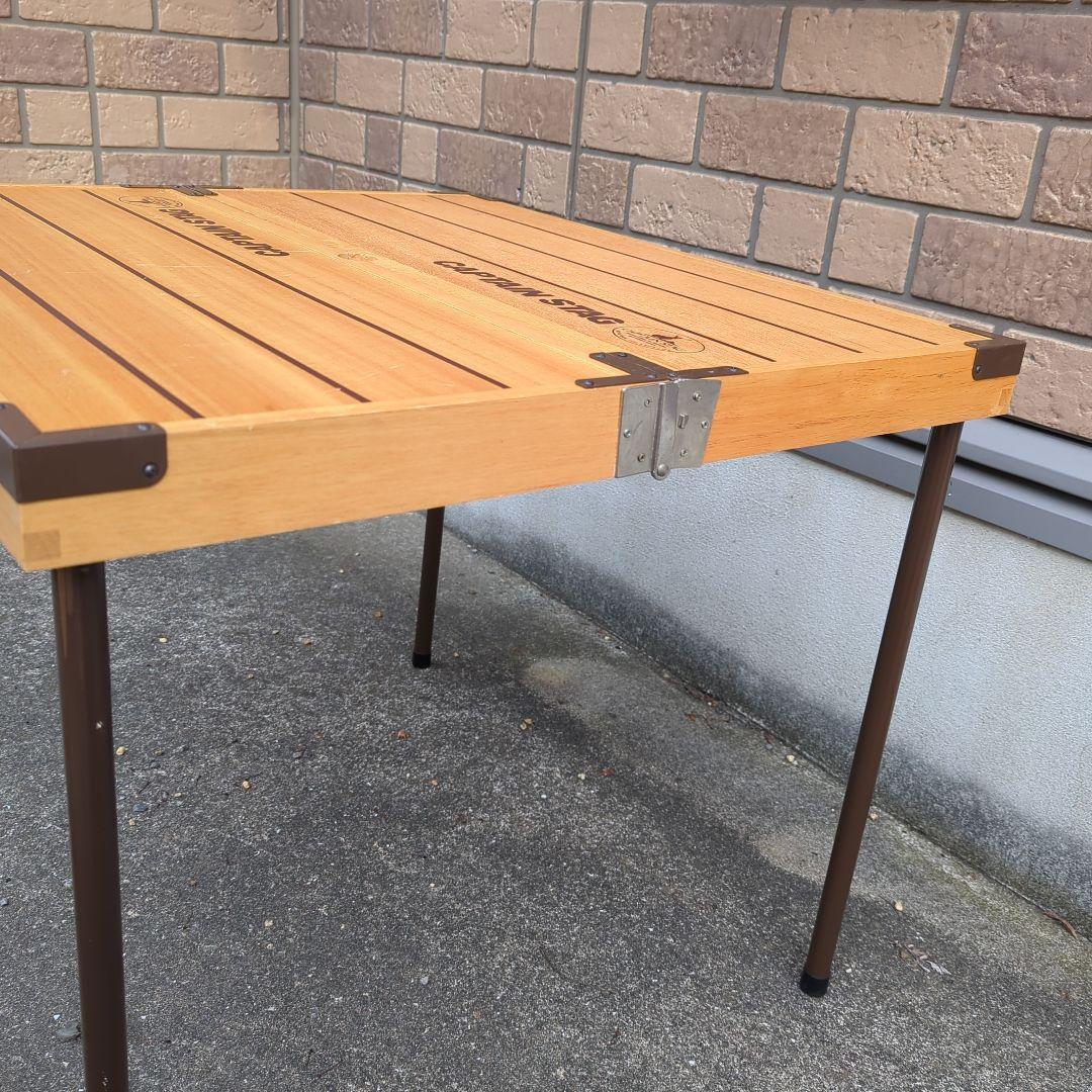 CAPTAIN STAG キャプテンスタッグ 折りたたみウッドテーブル＆チェア