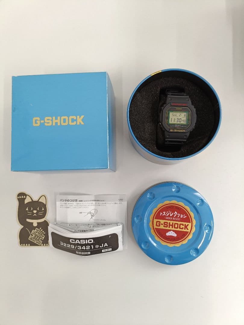 CASIO G-SHOCK DW-5600TMN-1JR　招き猫モデル　稼働品