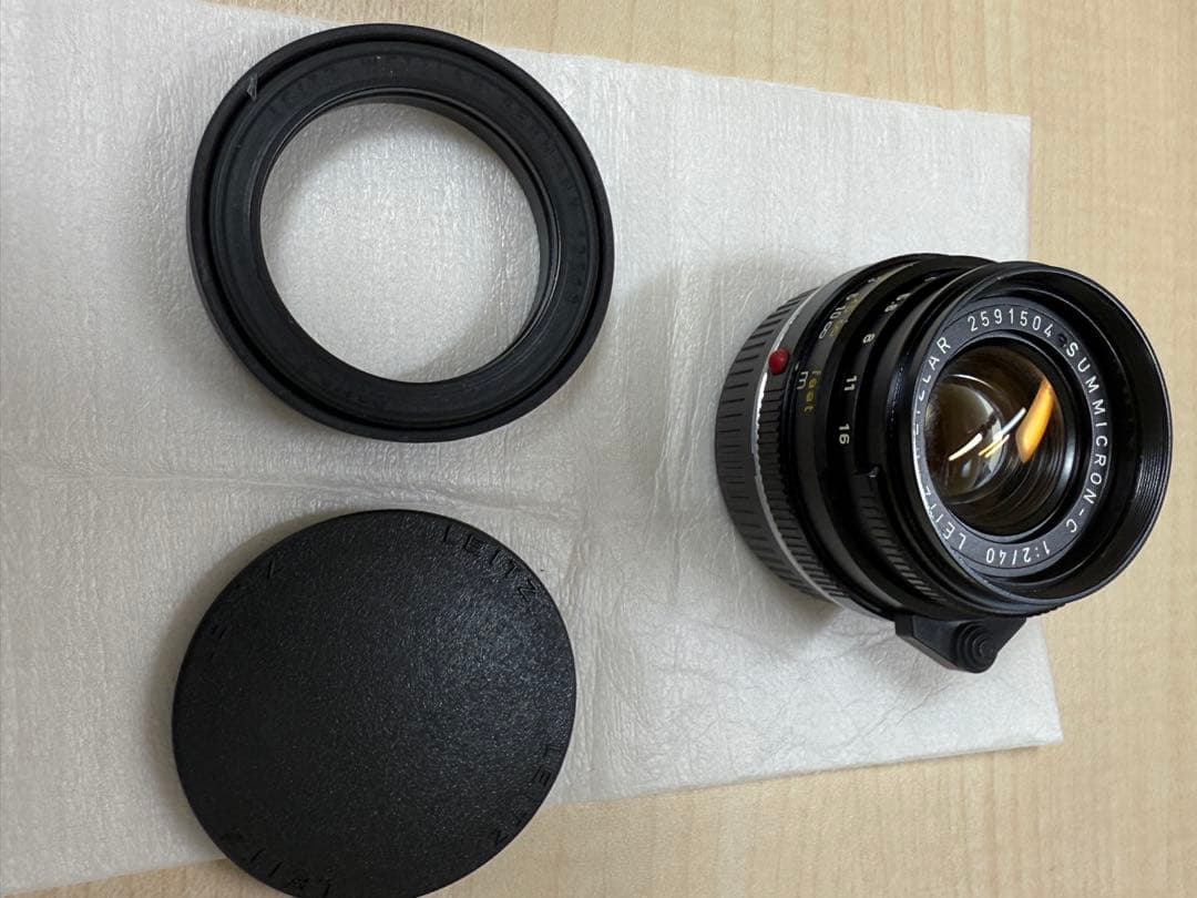 LEICA SUMMICRON-C 40mm F2 ★アルミフード付き