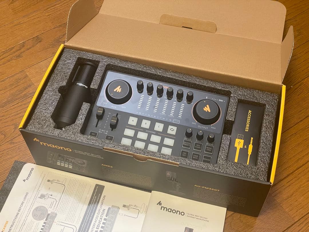 MAONO オーディオミキサー オーディオインターフェース