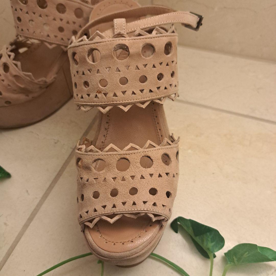 ALAIA アライア ウエッジソール サンダル 37