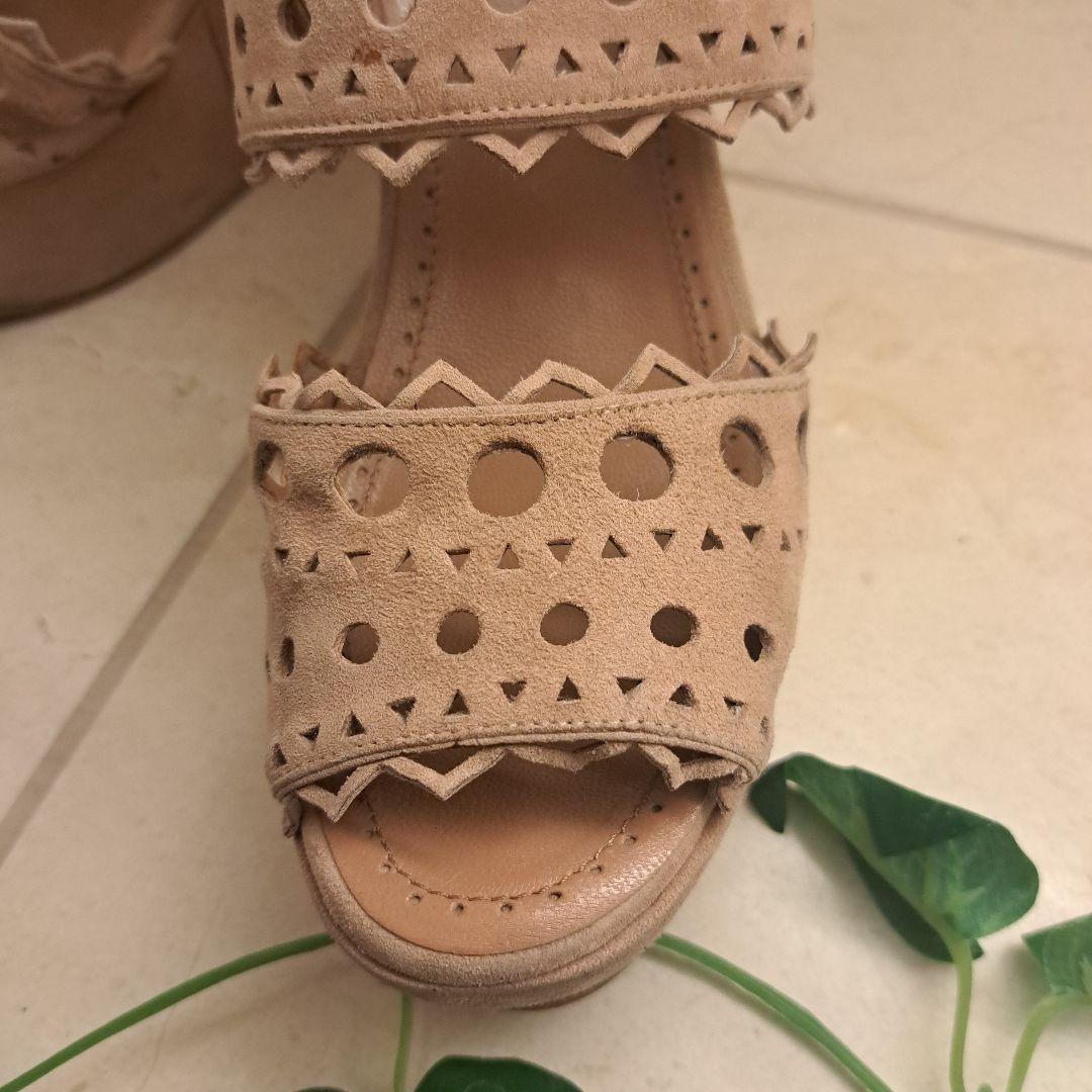 ALAIA アライア ウエッジソール サンダル 37