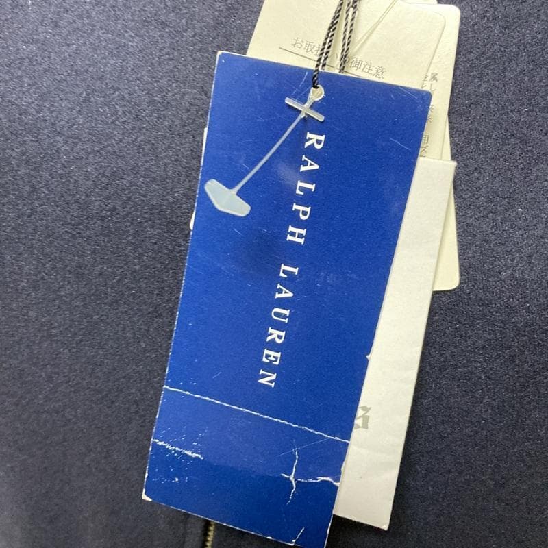 【高級】未使用 Ralph Lauren ジャケット カシミヤ混 ロゴ 刺繍