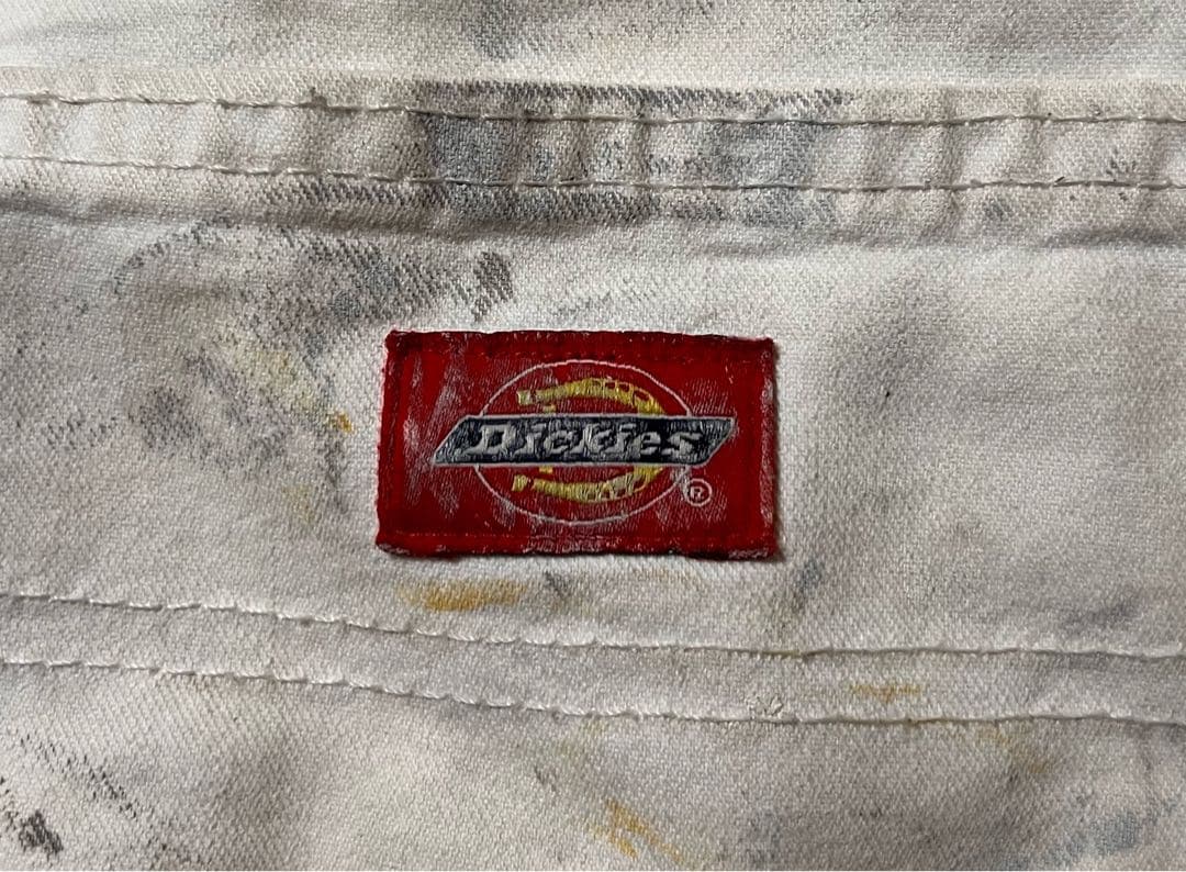 【 Dickies 】 Dulux ディッキーズ ペンキ ペインターパンツ 白