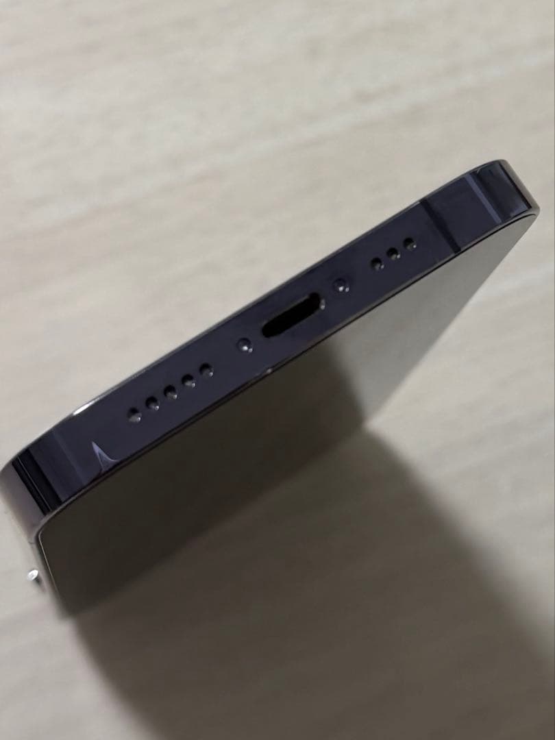 【美品】Apple iPhone 14 Pro ディープパープル 128GB